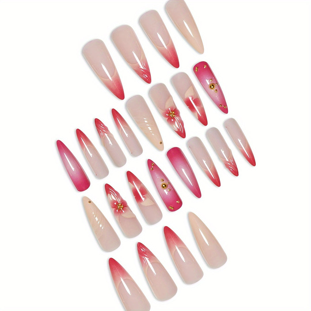 Decorative Press-On Nail Set Kalsten