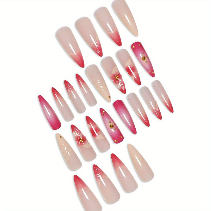 Decorative Press-On Nail Set Kalsten