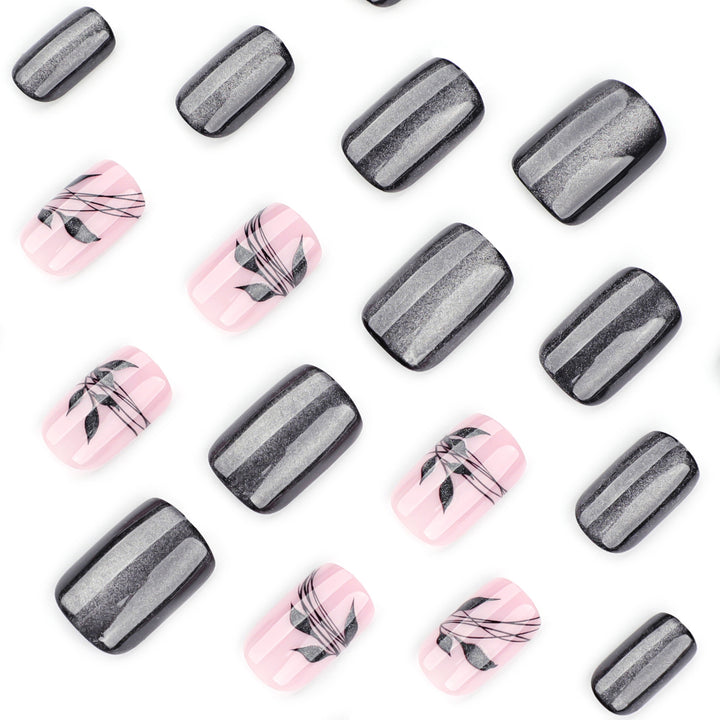 Artistic and elegant nail art with floral pattern Kalsten
