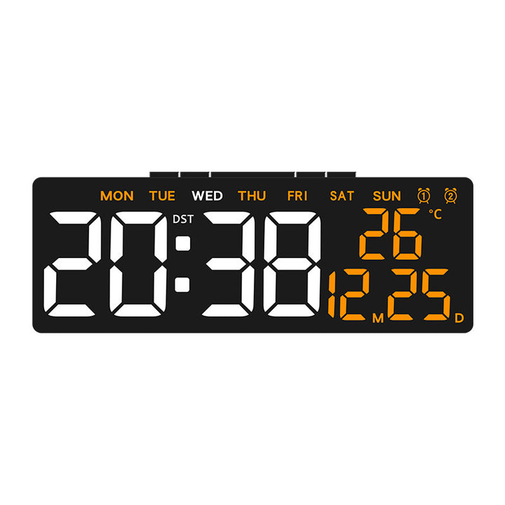Digital alarm clock with large, clear LED display and temperature display Kalsten