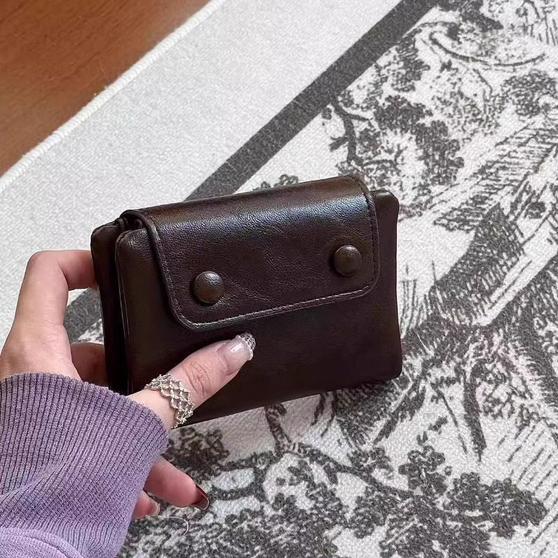 Stylish Compact Leather Cardholder Kalsten