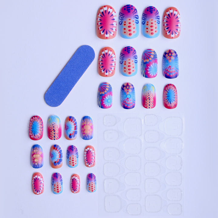 Creative and Artistic Press-on Nails Kalsten