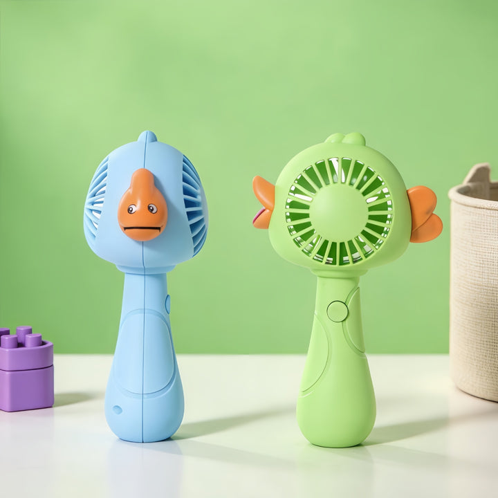 Unisex rechargeable handheld fan with cute animal design, USB rechargeable and child-safe Kalsten