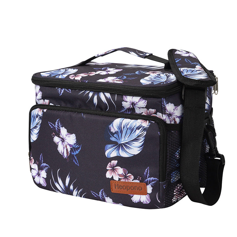 Insulated Multi-Compartment Lunch Cooler