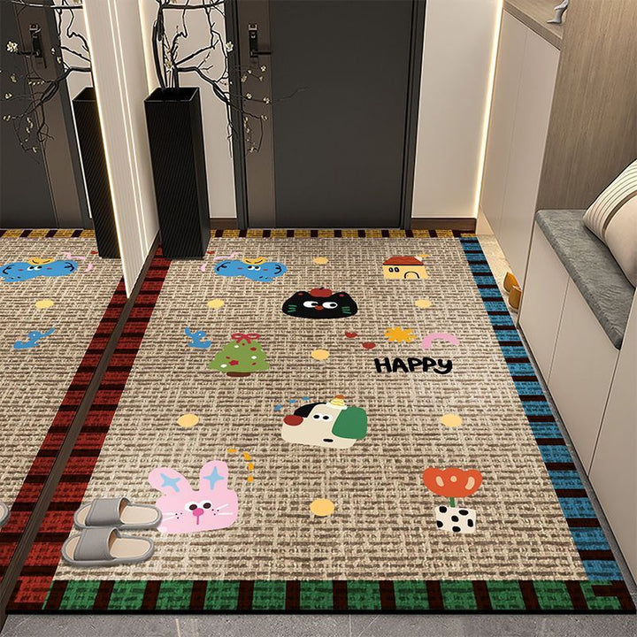 Playful Cat-Themed Mat