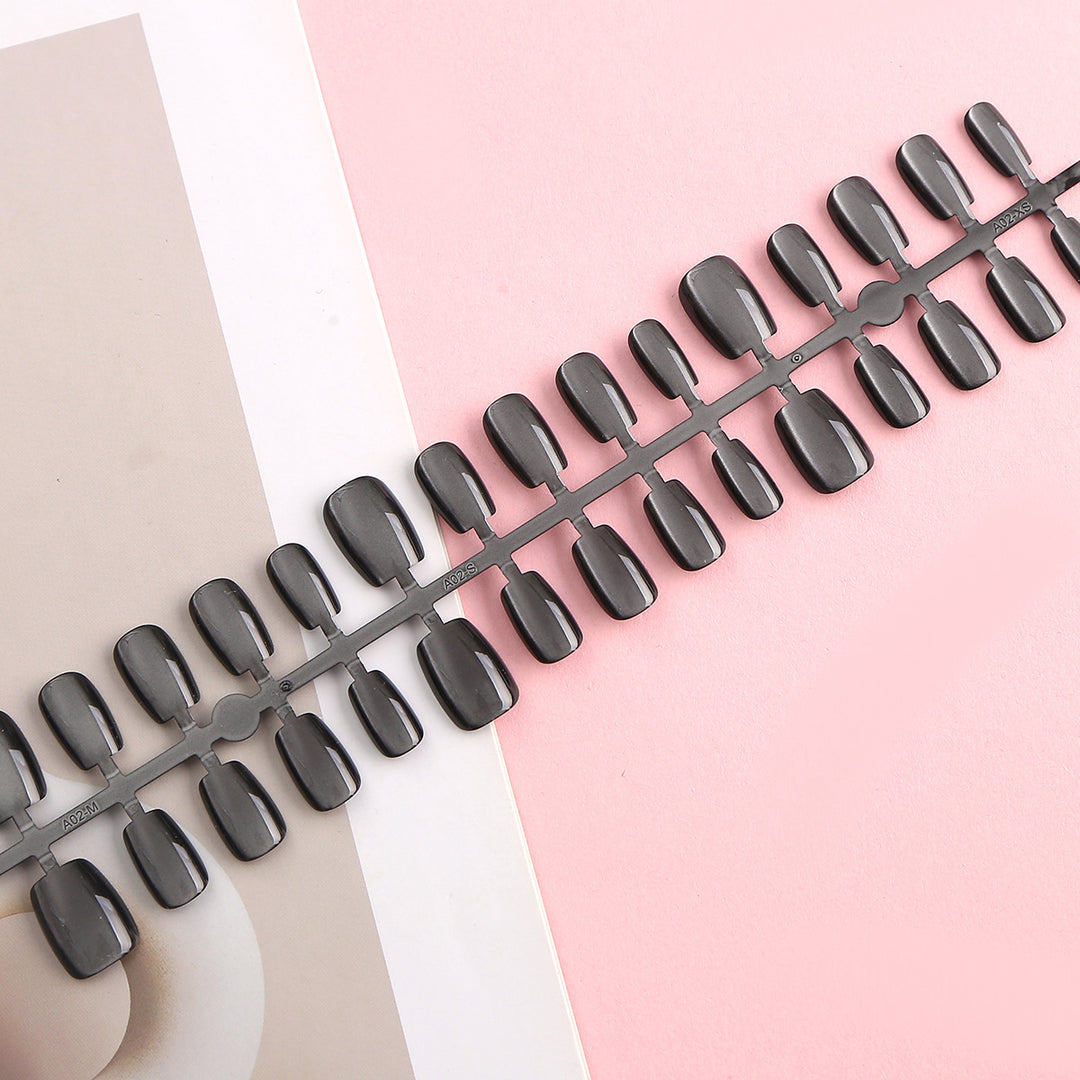 Elegant Glossy Press-On Nail Set Kalsten