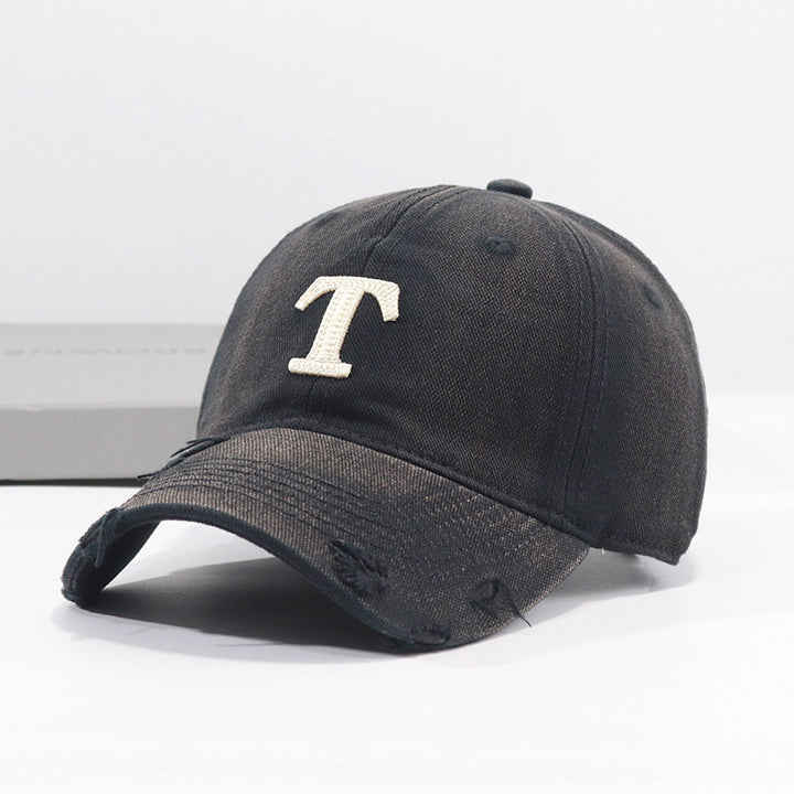 Men's Distressed Denim Cap Kalsten