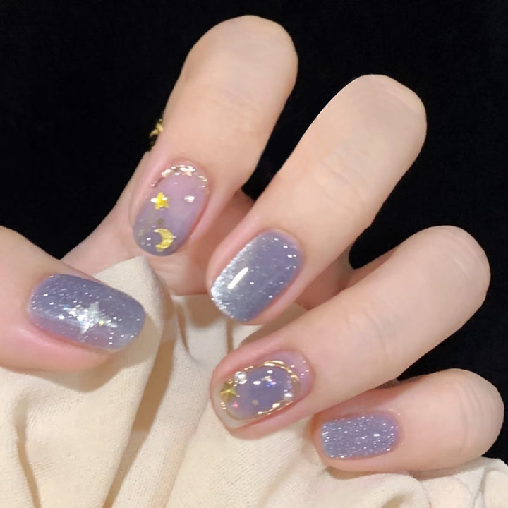 Celestial Starry Night Press-On Nail Set