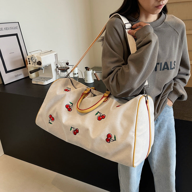 Elegant Embroidered Travel Duffle Bag Kalsten
