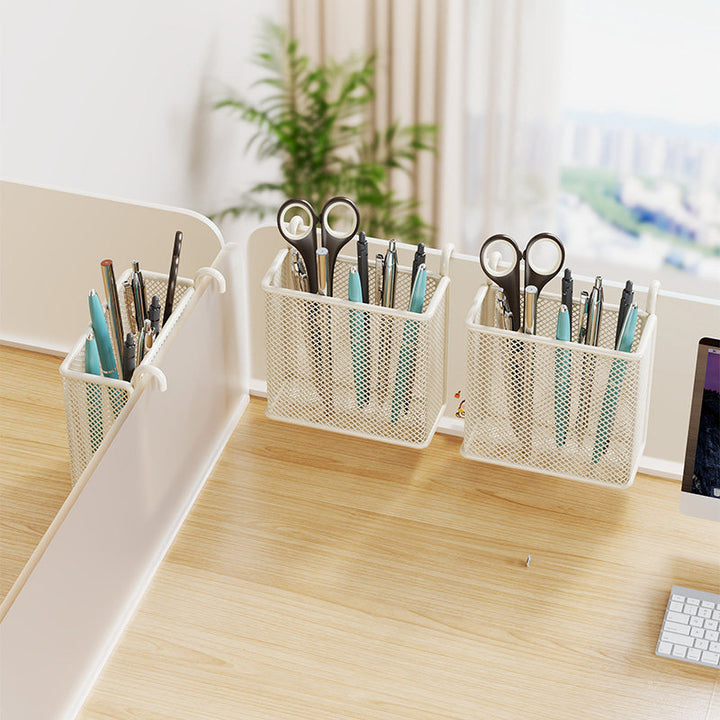 Hanging Mesh Desk Pen and Stationery Caddy Organizer