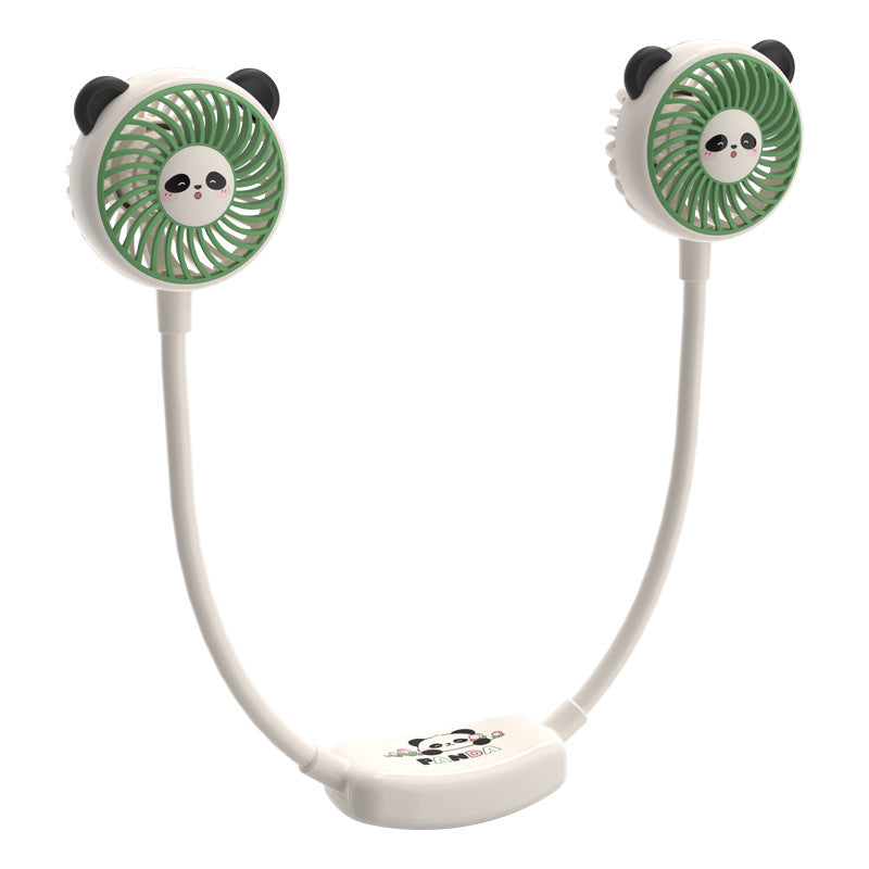 Women's Portable Neck Fan in Panda Design Kalsten