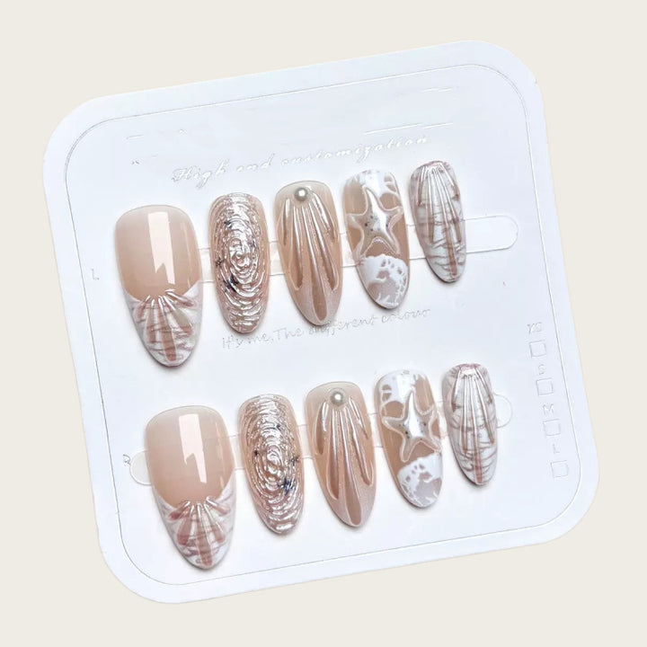 Artful Nail Design with elegant 3D motifs Kalsten