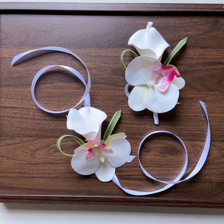 Elegant Orchid Floral Corsage
