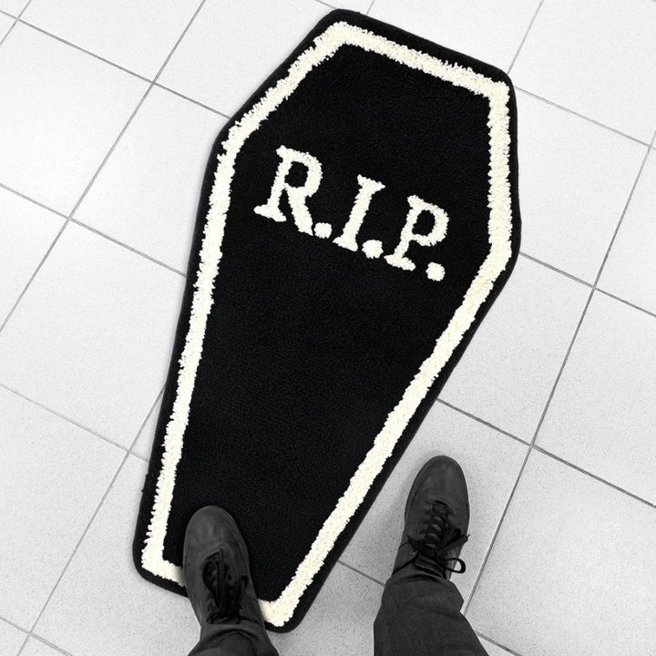Playful Ghost-Themed Bath Mat