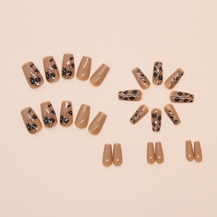 Floral Articulated Press-On Nail Tips Kalsten