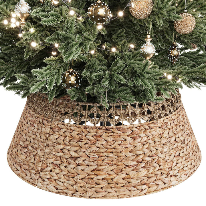 Handwoven Decorative Christmas Tree Skirt Kalsten