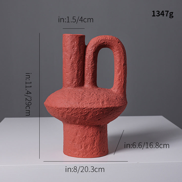 Artistic Stoneware Decorative Vase