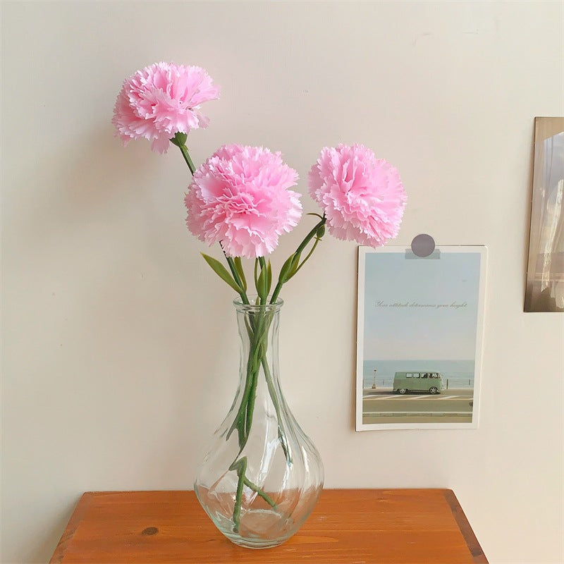 Faux Carnation Flower Stem