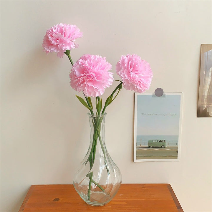 Faux Carnation Flower Stem
