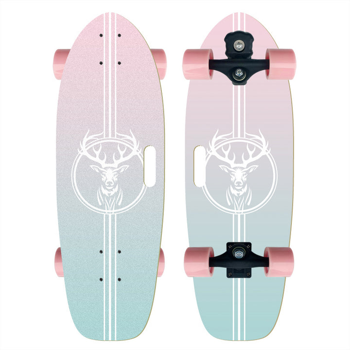 Skateboard with Custom Cartoon Design Kalsten