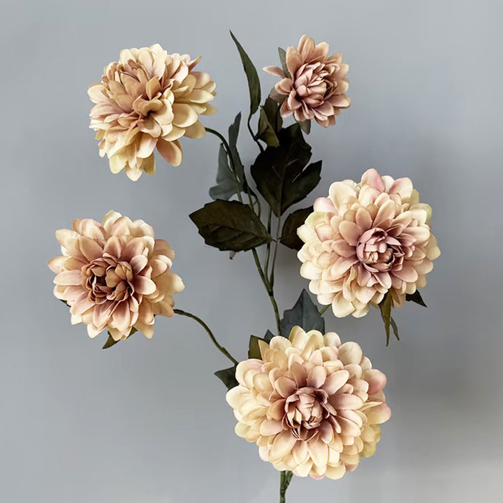 Elegant Artificial Dahlia Bouquet