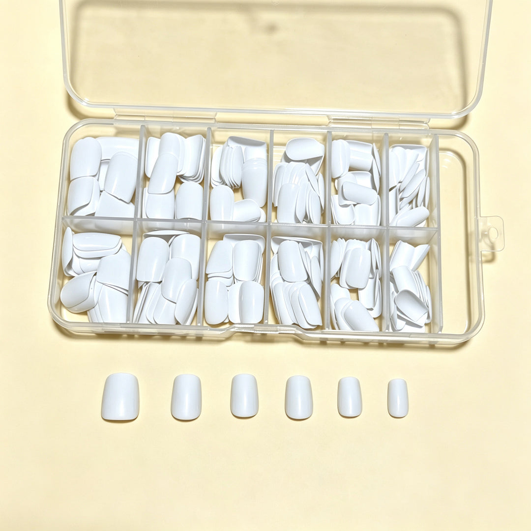 Premium White Press-On Nail Tips Kalsten