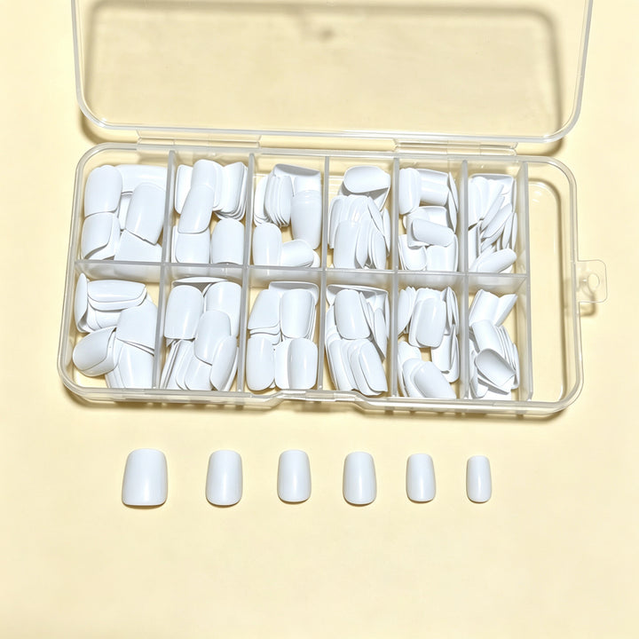 Premium White Press-On Nail Tips Kalsten