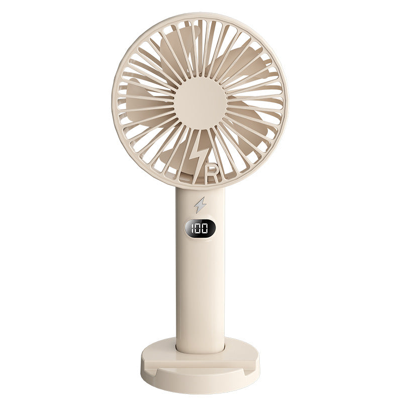 Women Portable Battery Fan with LCD Display and Variable Speed Control Kalsten