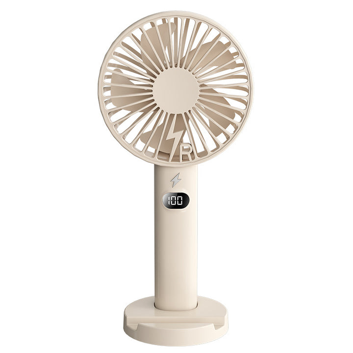Women Portable Battery Fan with LCD Display and Variable Speed Control Kalsten