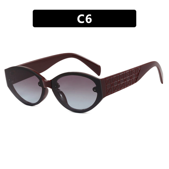 Ladies extravagant Cat-Eye sunglasses with textured frame Kalsten