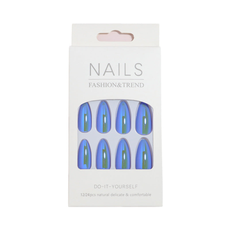 Elegant Glossy Almond-Shaped Press-On Nails Kalsten