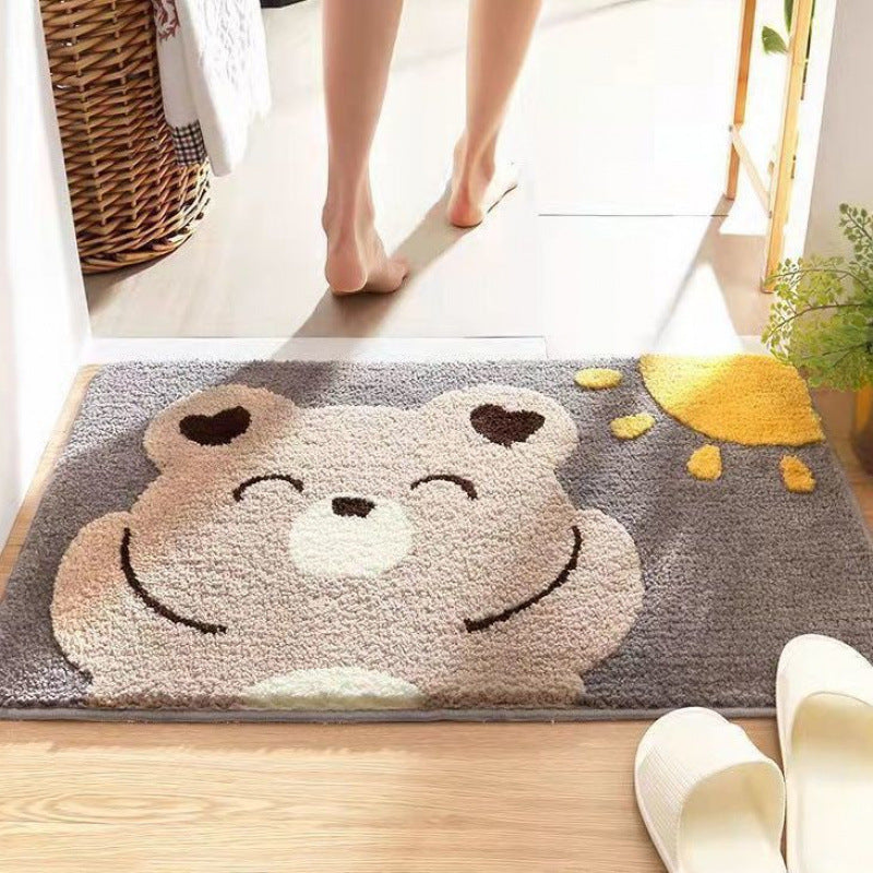Fun Frog-Themed Bath Mat