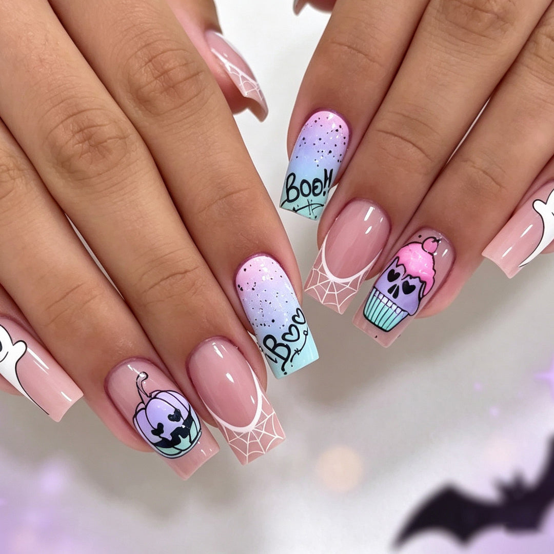 Artistic Halloween-Themed Nail Art Extensions Kalsten 1789915354