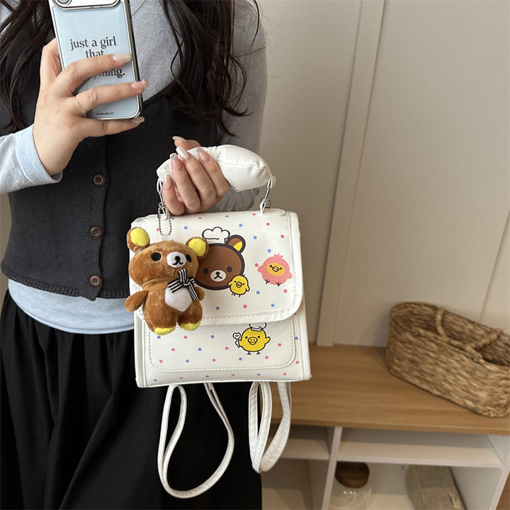 Cute Cartoon Print Crossbody Bag