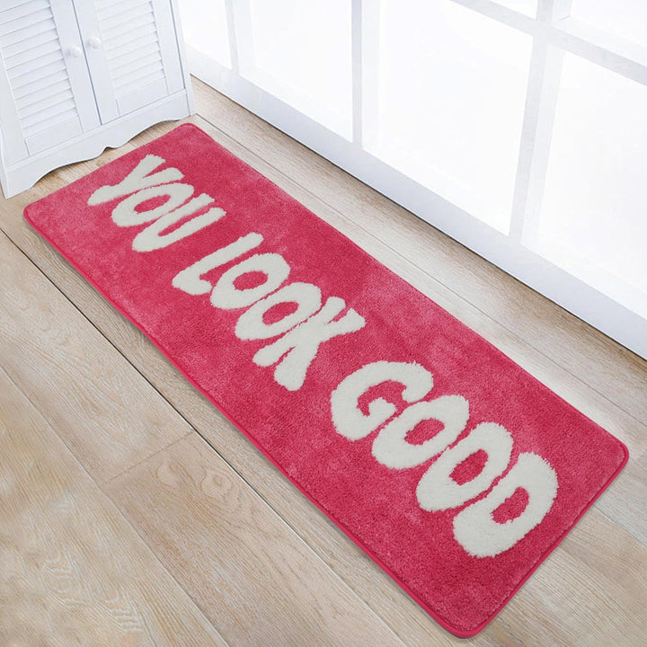 Plush Motivation Bath Mat