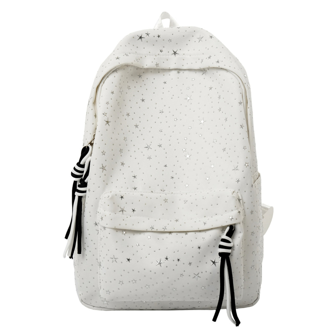 Star-Embellished Lightweight Backpack Kalsten