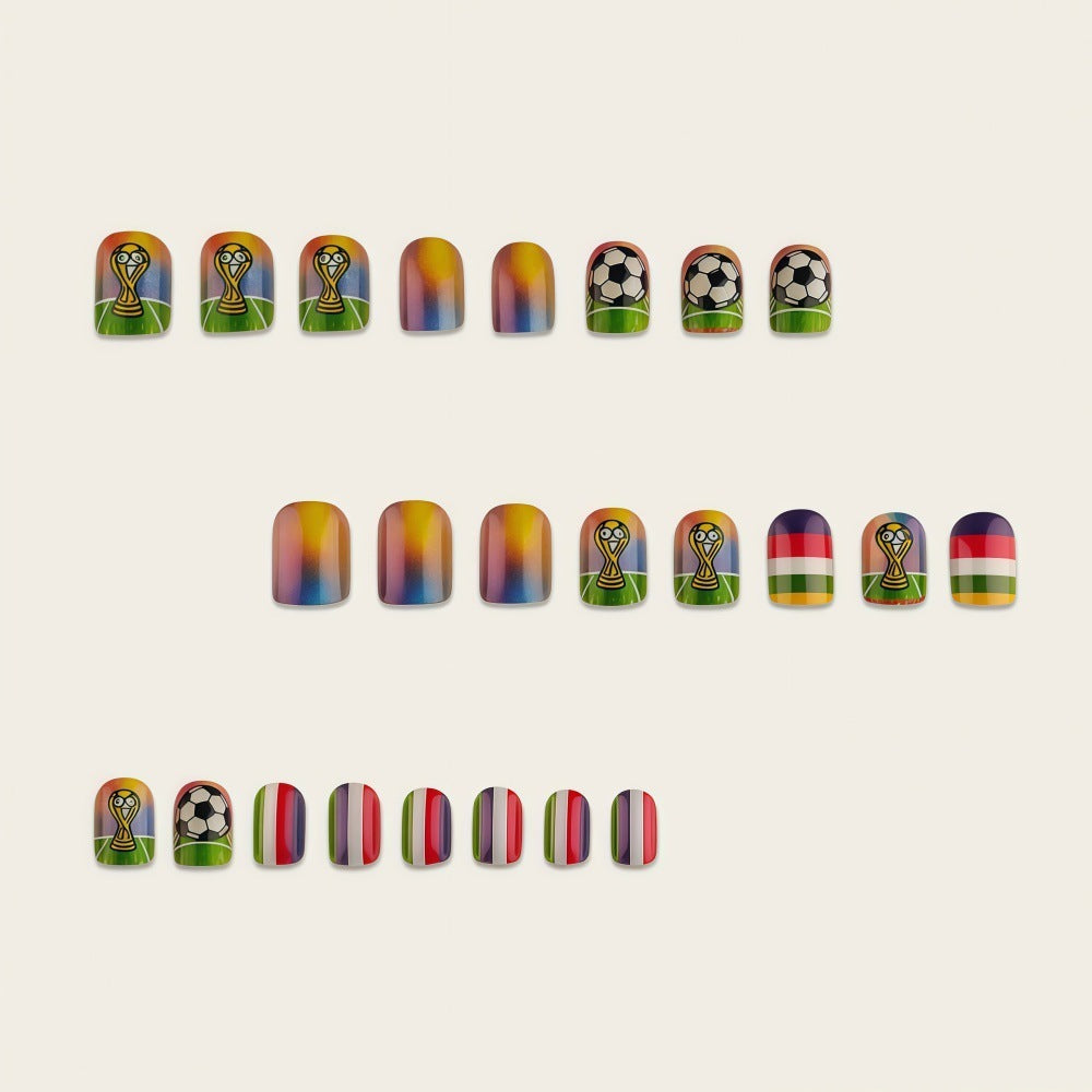 Sporty Football Nail Art Kalsten