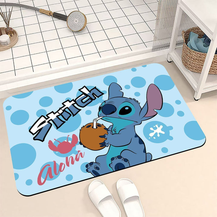 Cartoon-Themed Bath Mat Kalsten