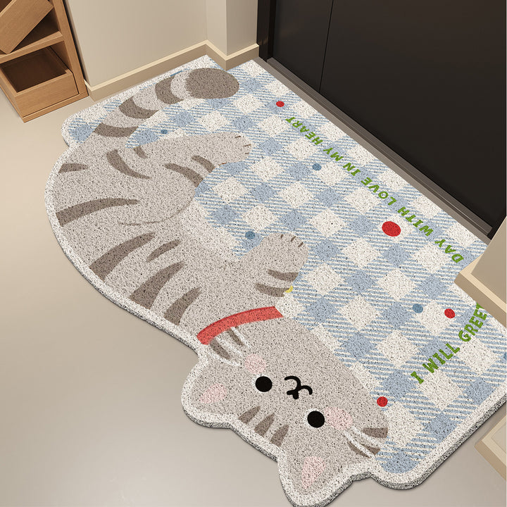 Cat-Themed Decorative Area Mat Kalsten