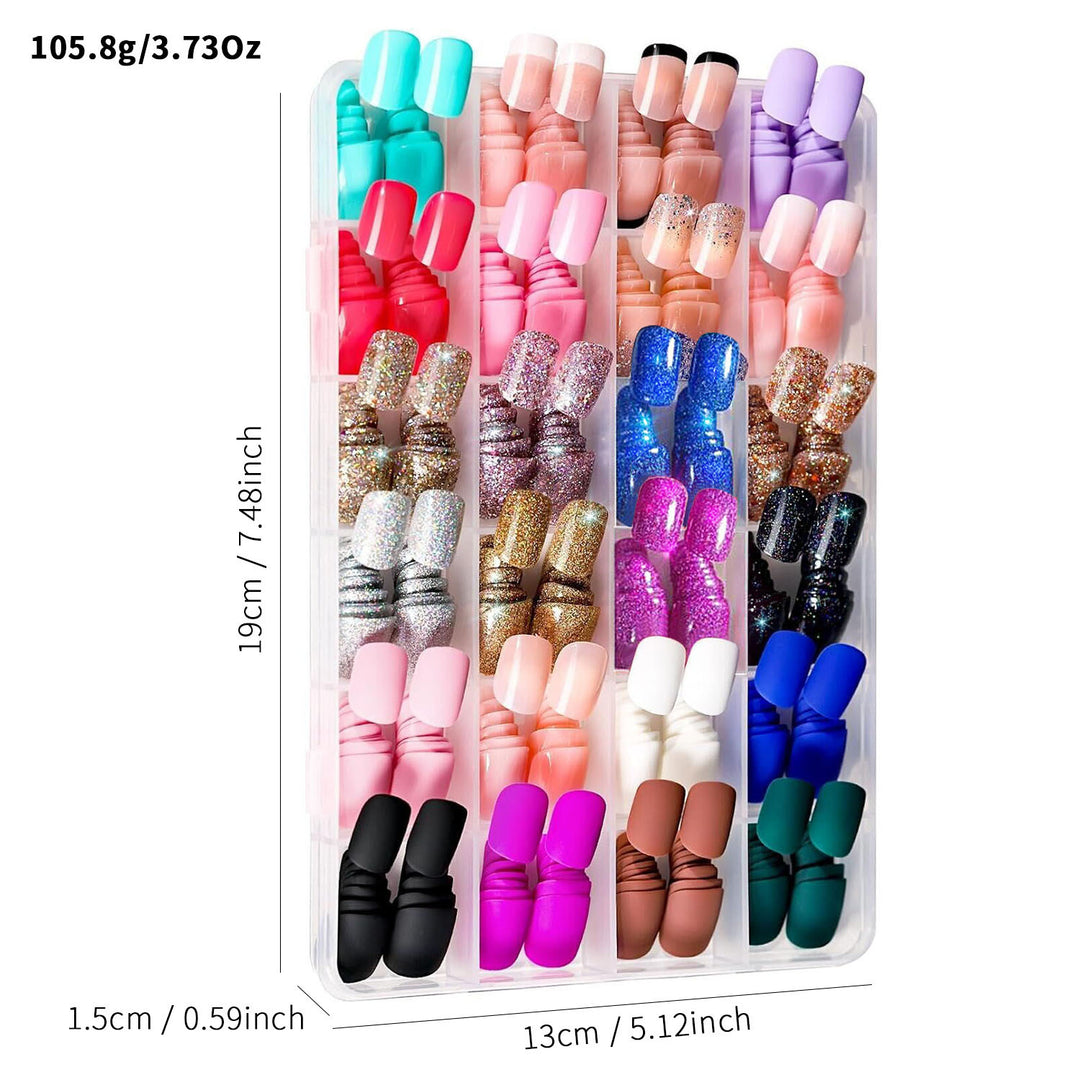 Versatile Multi-Design Press-On Nail Set Kalsten