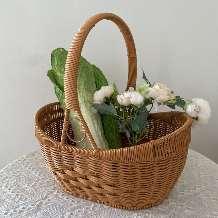 Natural Woven Market Basket Kalsten