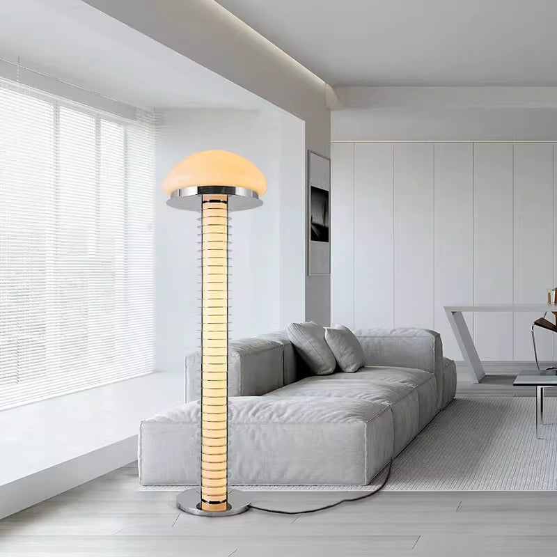 Modern Table Lamp with Dome Shade and Sleek Base