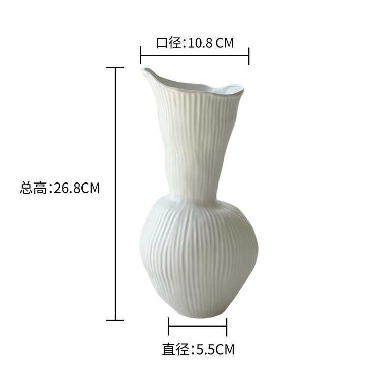 French Ceramic Table Vase
