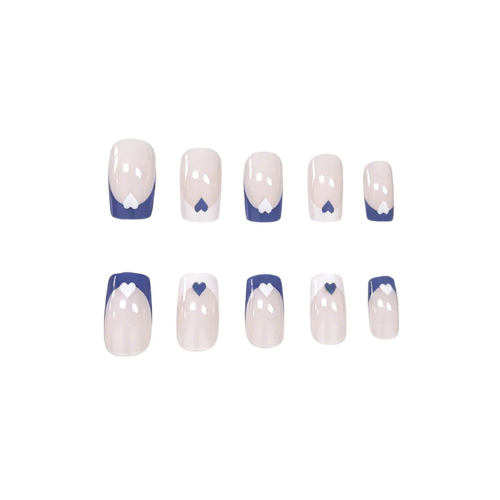 Artistic Heart Design Nail Enhancements Kalsten