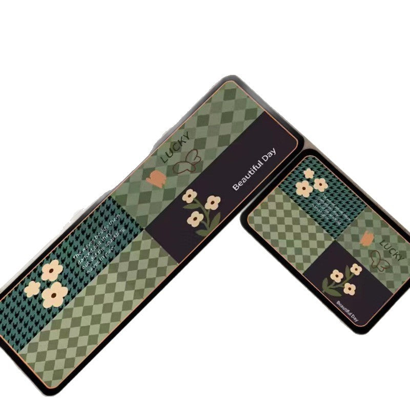 Floral Design Anti-Fatigue Kitchen Mat Kalsten