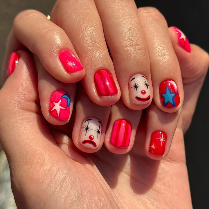 Playful Themed Nail Art Design Kalsten