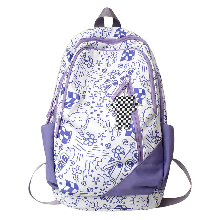 Fun Printed Graphic School Backpack Kalsten