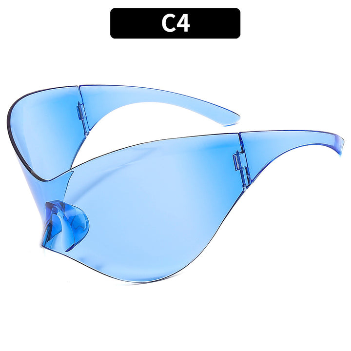 Futuristic High-Performance Shield Sunglasses