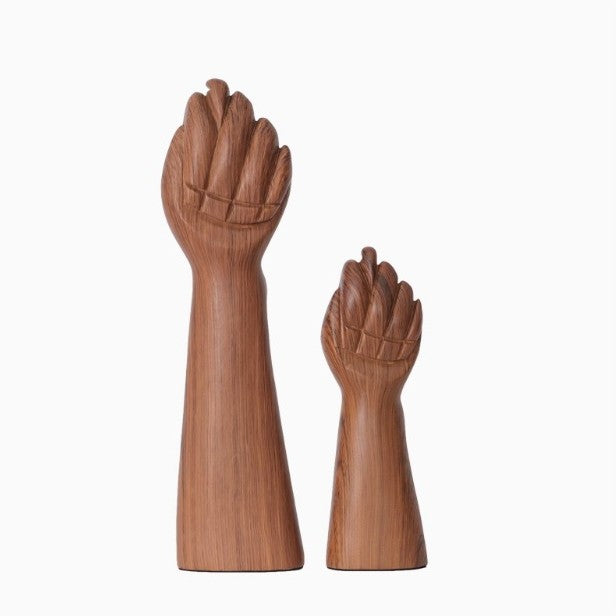 Decorative Wooden Hand Sculpture
