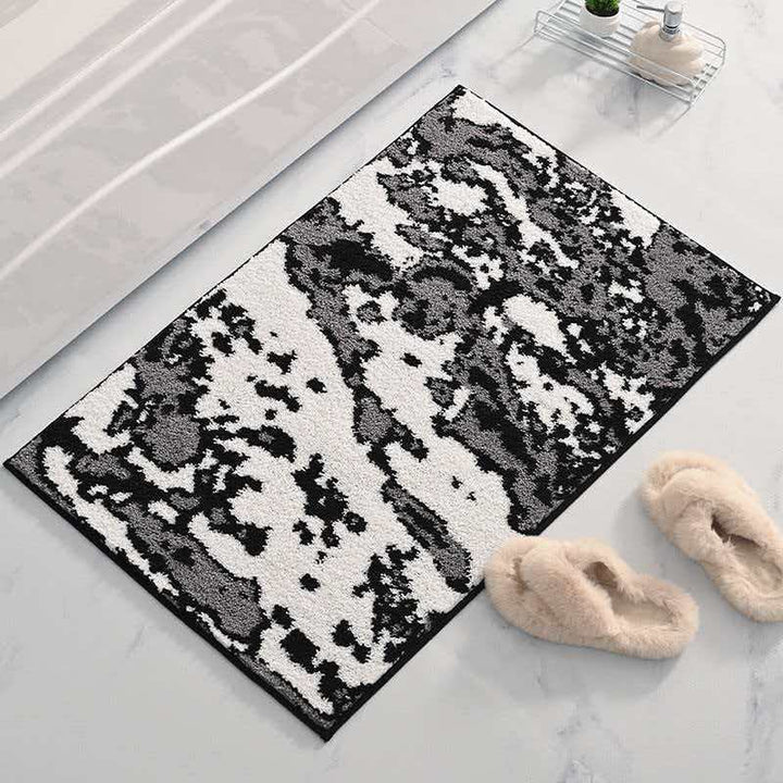 Textured Decorative Bath Mat Kalsten